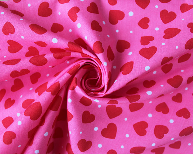 Mp Hearts Polycotton Wholesale Fabrics